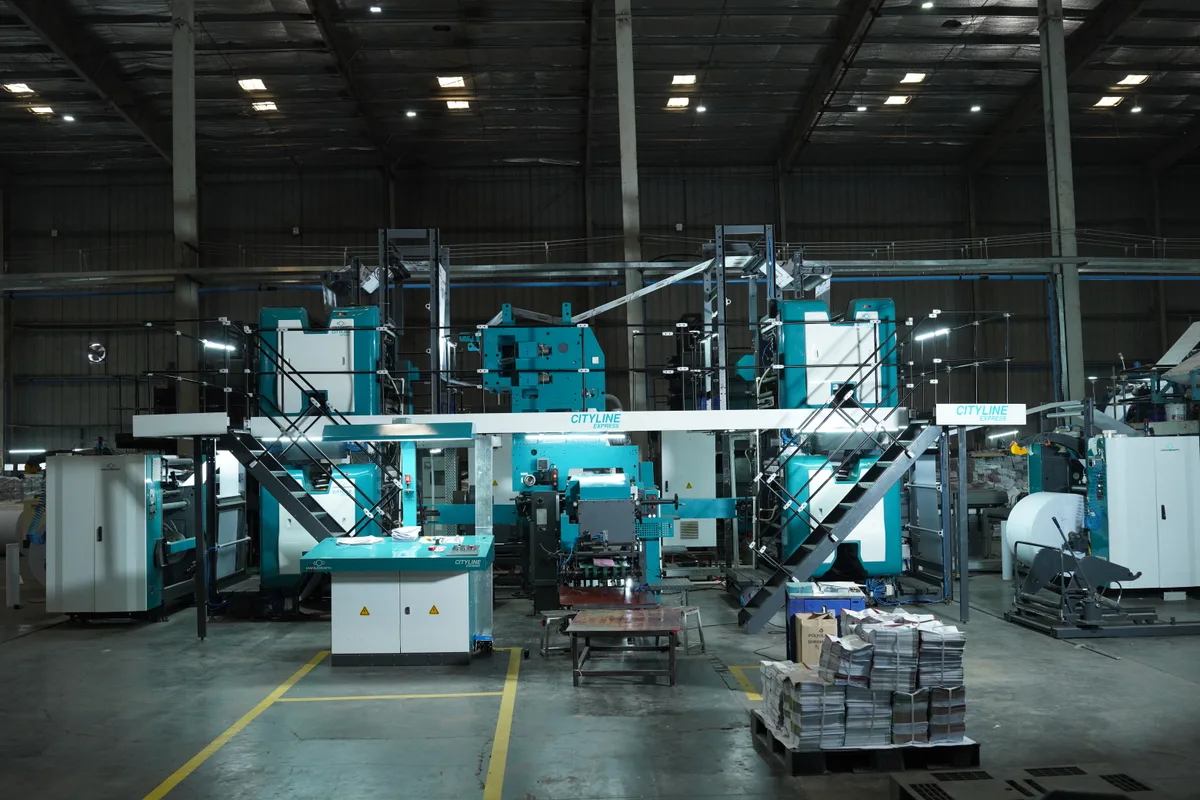 Book printing and finishing at the Quarterfold facility in Navi Mumbai, photo 1